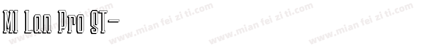 MI Lan Pro ST字体转换